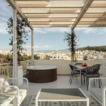 Rooftops Of - Areos Jacuzzi & View Appartement